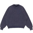 画像1: LQQK STUDIO (WAFFLE KNIT CREW) BLUE (1)