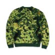 画像2: HOMBRE NINO (TIE DYE JACQUARD SWEATER) GREEN (2)