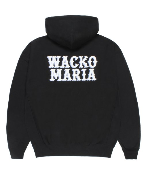 画像2: WACKO MARIA (CHAMPION REVERSE WEAVE FULL ZIP HOODED SWEAT SHIRT) BLACK (2)