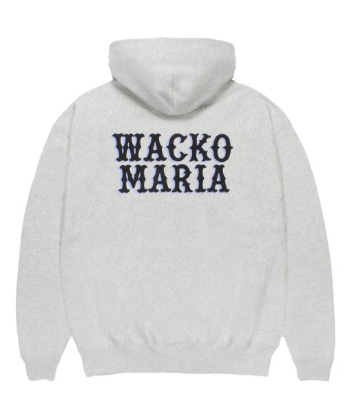 画像2: WACKO MARIA (CHAMPION REVERSE WEAVE FULL ZIP HOODED SWEAT SHIRT) SILVER GRAY (2)
