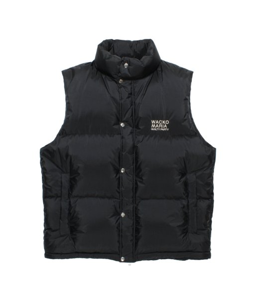 画像1: WACKO MARIA (NANGA DOWN VEST) BLACK (1)