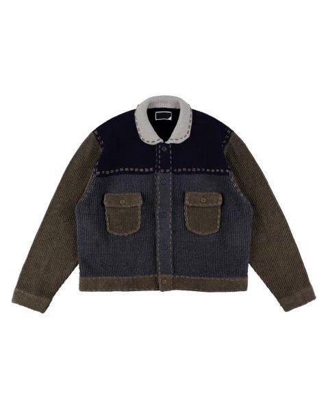 画像1: PHINGERIN (PG1 KNIT) MULTI KHAKI (1)