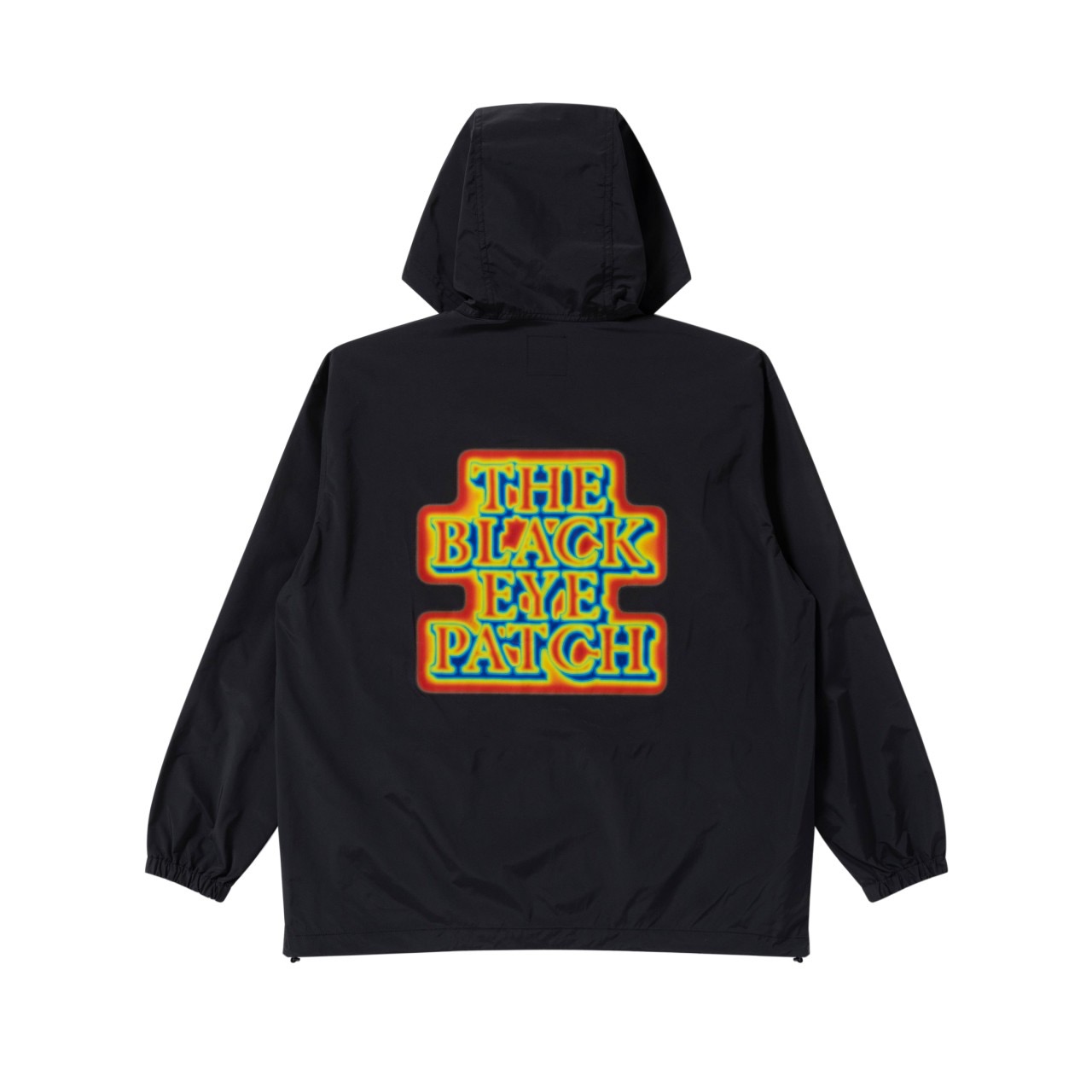 BLACK EYE PATCH (THERMOGRAPHY OG LABEL HOODED) BLACK - FAMLEST