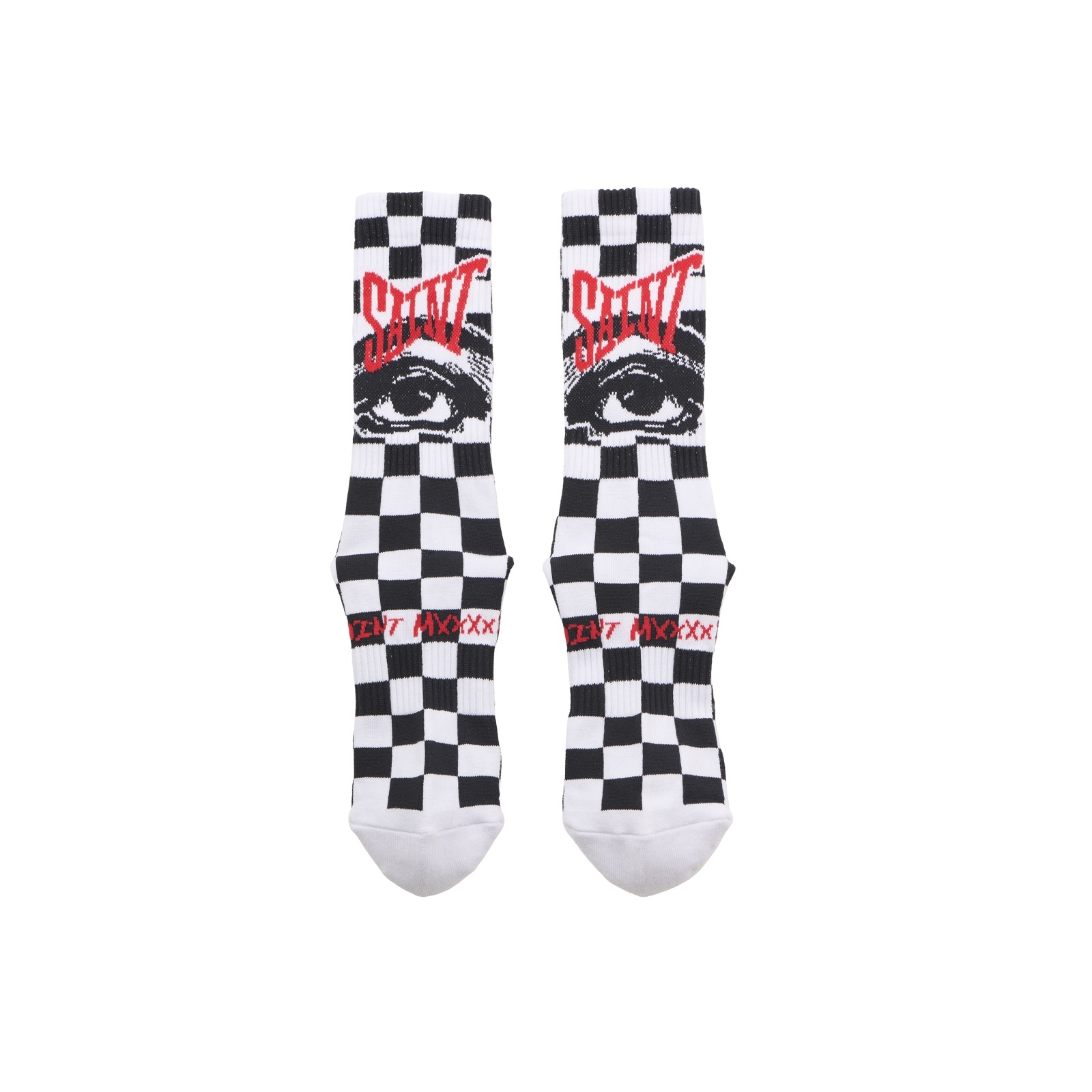 SAINT Mxxxxxx (SOCKS_EYE) BLK-WHT - FAMLEST