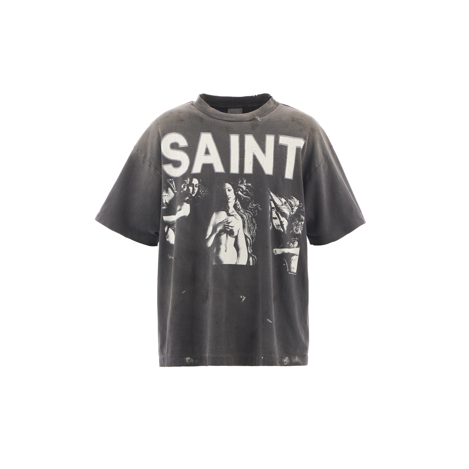 SAINT Mxxxxxx SS TEE MARIA BLACK Tシャツ SAINT Mxxxxxx (SS TEE_SAINT MARIA) BLACK - FAMLEST