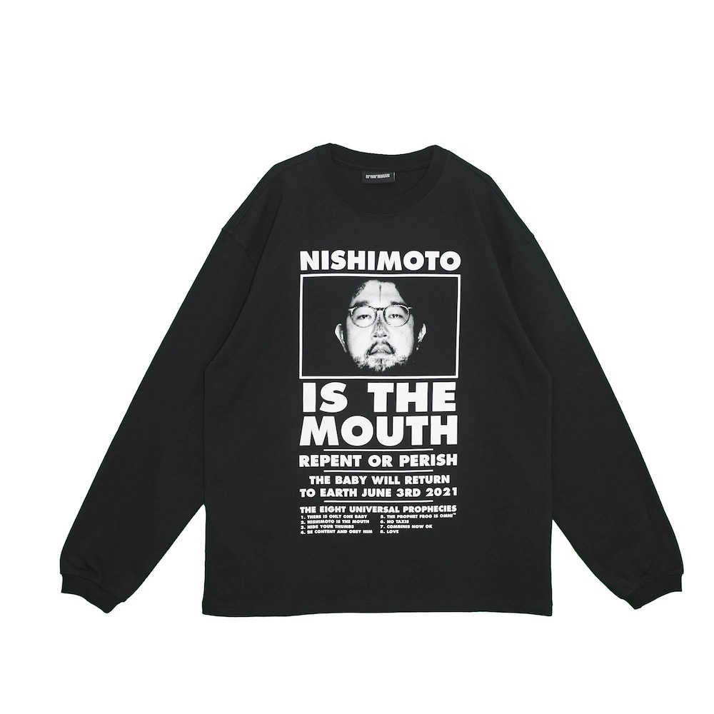 NISHIMOTO IS THE MOUTH (L/S TEE) BLACK - FAMLEST
