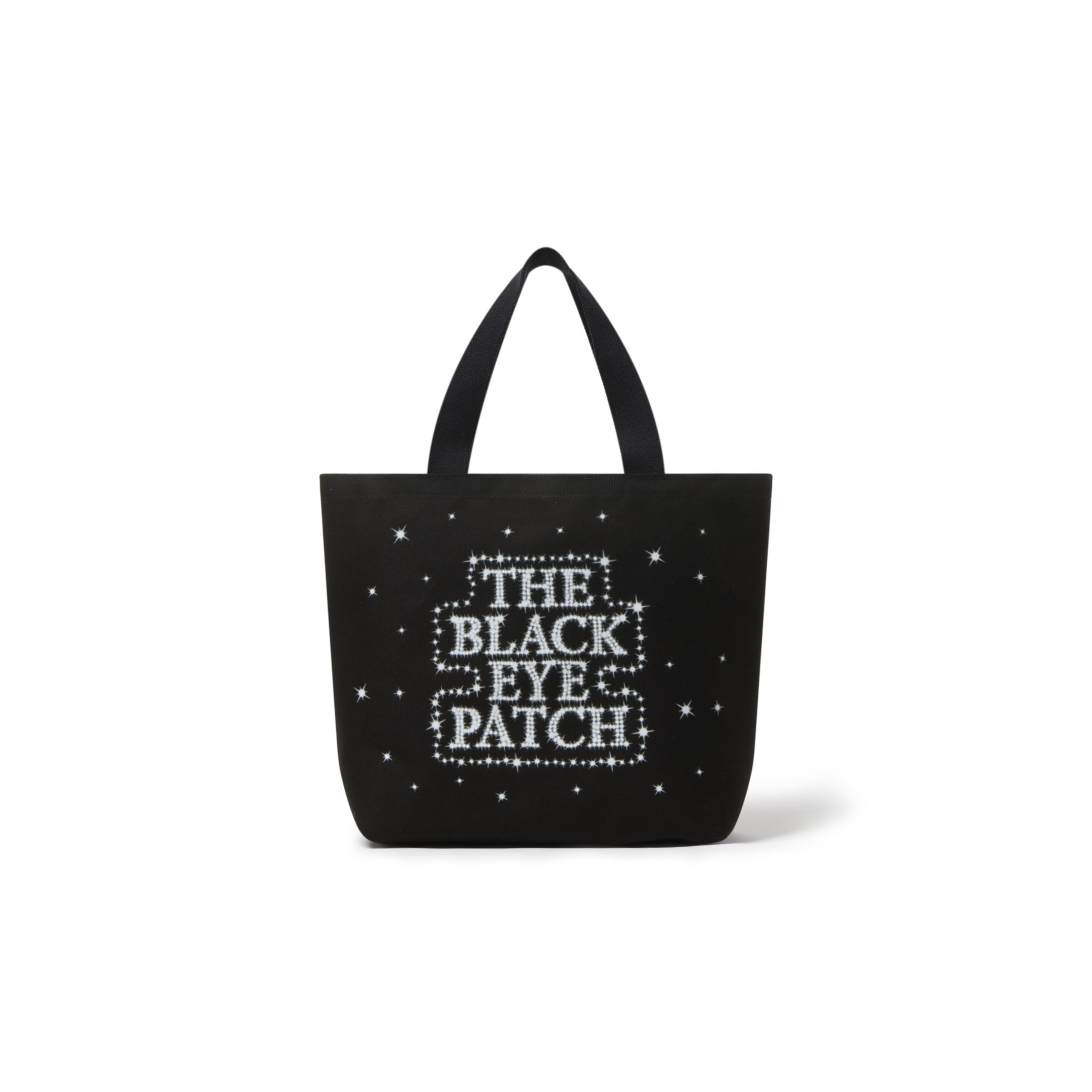 BLACK EYE PATCH (SHINING OG LABEL TOTE BAG MEDIUM) BLACK