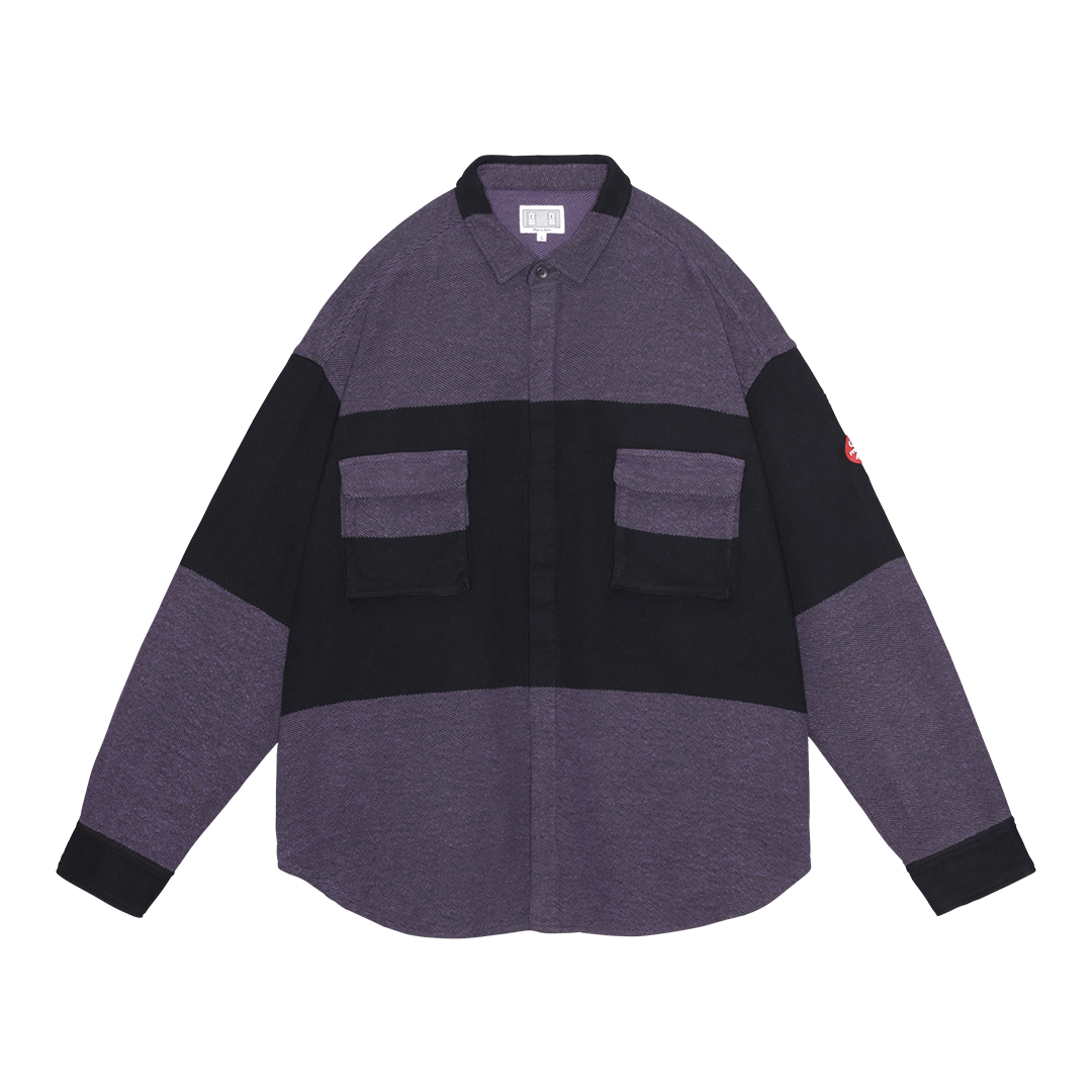 Mサイズ C.E cavempt STRIPE FLANNEL BIGSHIRT C.E シャツ / シーイー cavemp STRIPE FLANNEL BIG SHIRT KHAK