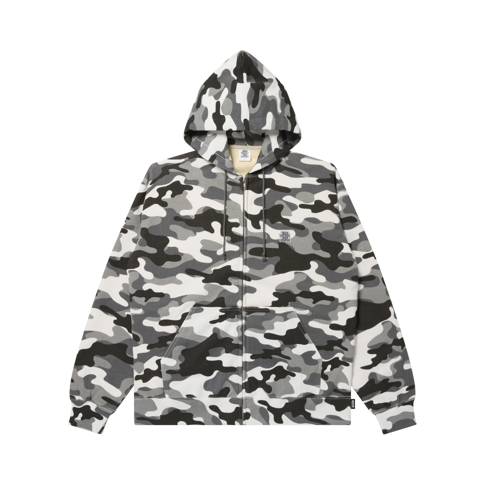 BLACK EYE PATCH (SMALL OG CAMO ZIP HOODIE) C.CAMO - FAMLEST