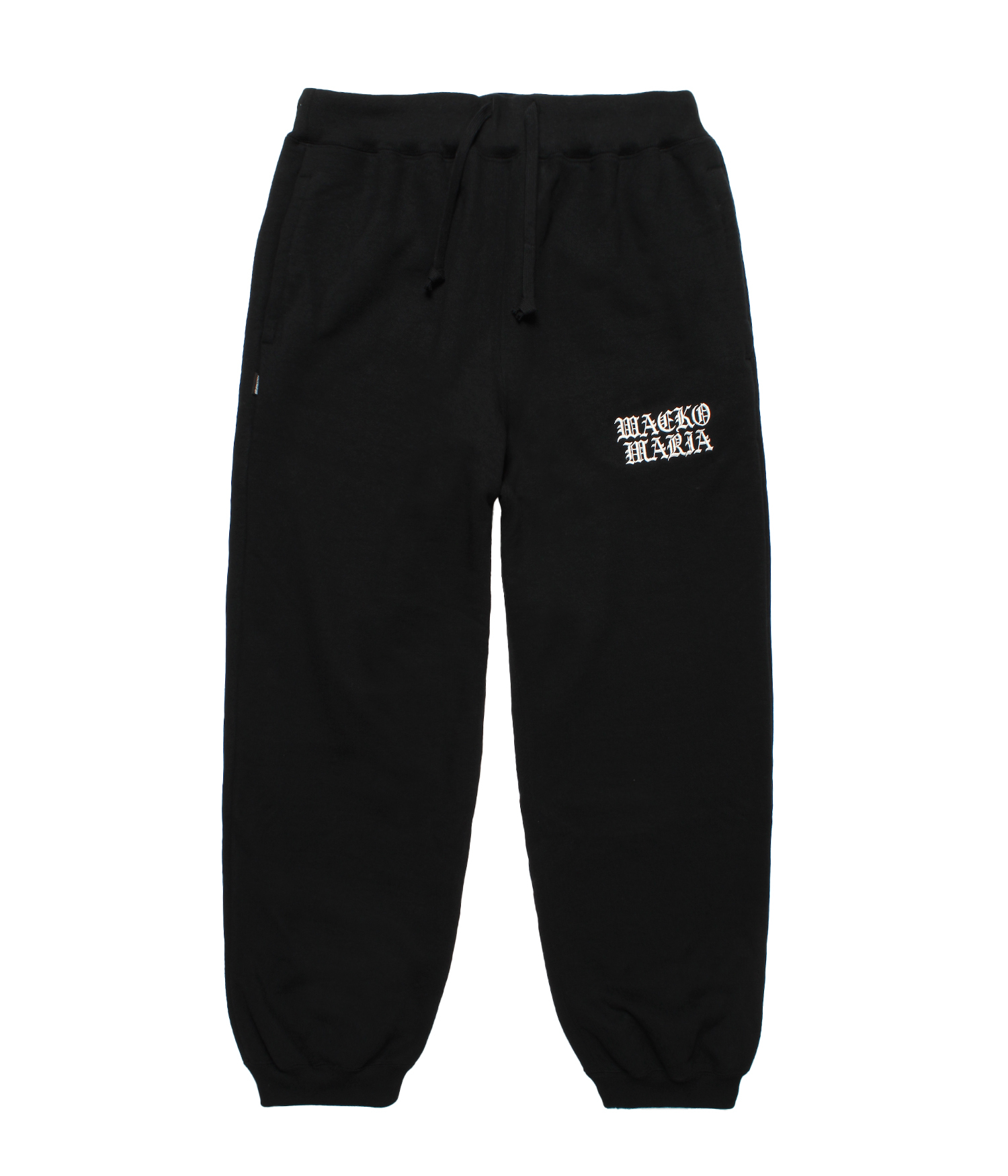 WACKO MARIA (HEAVY WEIGHT SWEAT PANTS) BLACK - FAMLEST