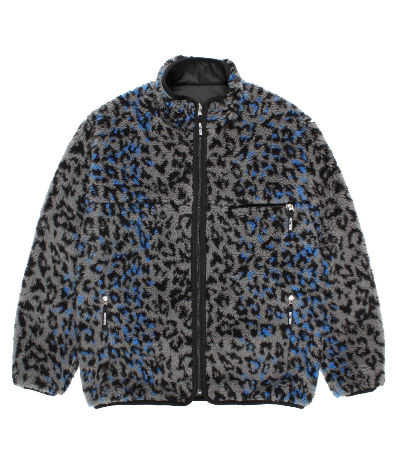 WACKO MARIA (REVERSIBLE LEOPARD BOA JACKET) GRAY - FAMLEST