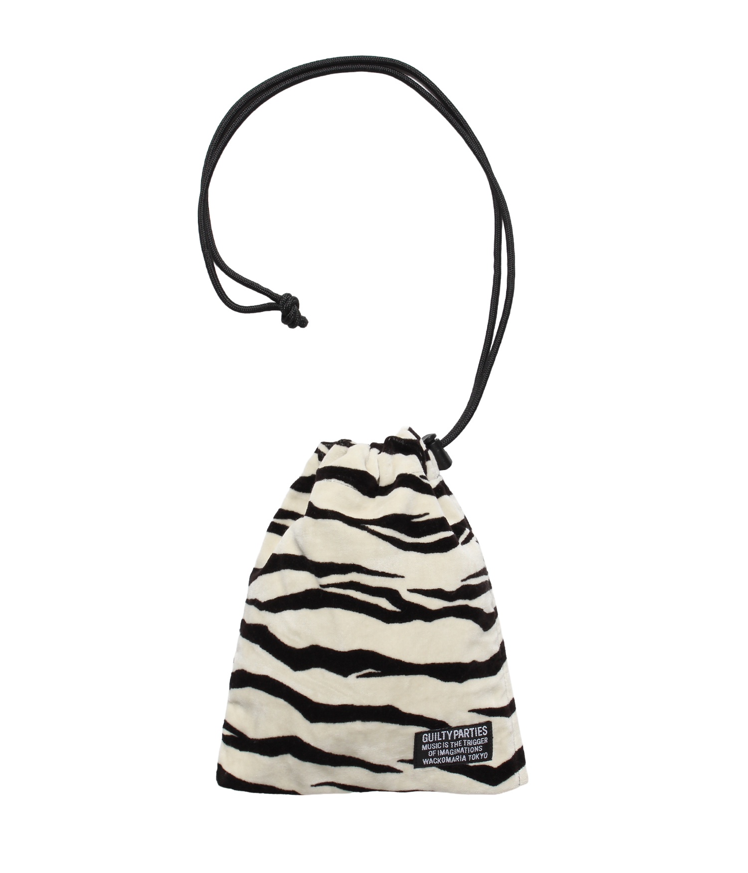 WACKO MARIA (TIGER SHOULDER POUCH) WHITE - FAMLEST